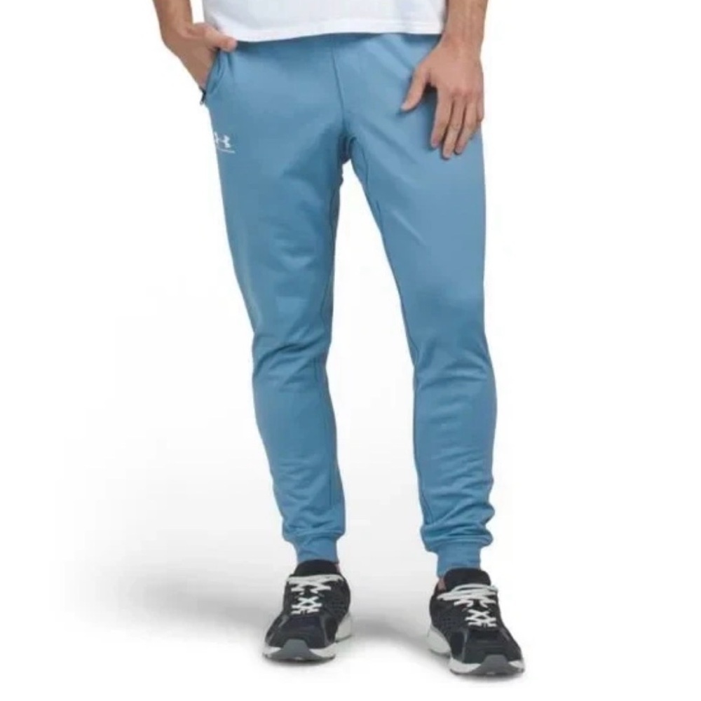 Under Armour Men's Armour Fleece Jogger Pants - Blue Grey - Style 1290261